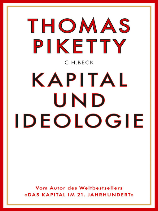 Title details for Kapital und Ideologie by Thomas Piketty - Wait list